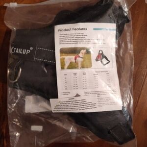 Tail Black Dog Harness